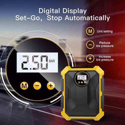 kelylands tire inflator digital display