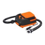 Bomba SUP elétrica portátil de 16 psi com interruptor giratório com USB-C e adaptador para carro HT-790B