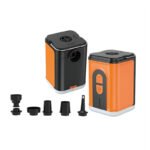 Mini pompe à matelas pneumatique USB rechargeable avec lumière LED HT-457