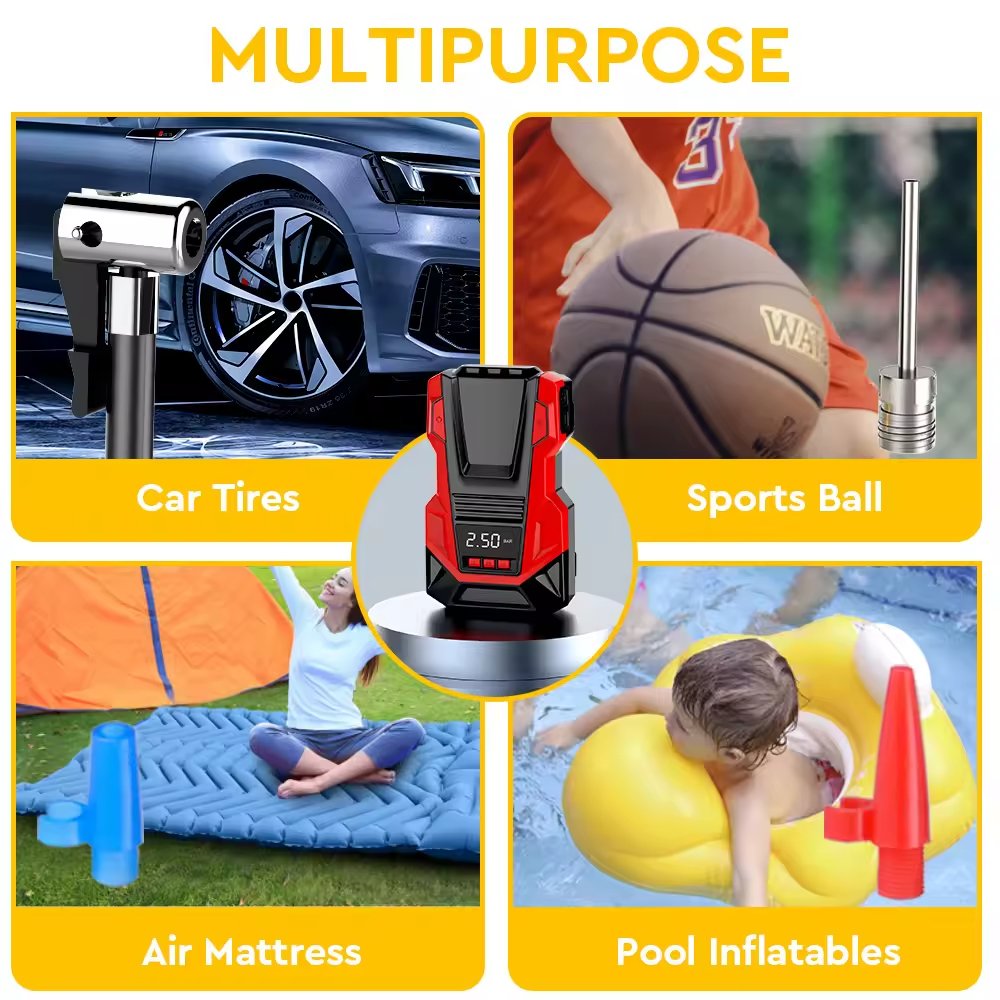 kelylands Auto-Luftpumpe CZK-3666 Mehrzweckeinsatz