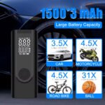 kelylands Auto-Luftpumpe CZK-5642 mit 4500mAh Akku
