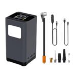 Tragbare kabelgebundene und kabellose Auto-Luftpumpe mit großem LED-Licht CZK-5657