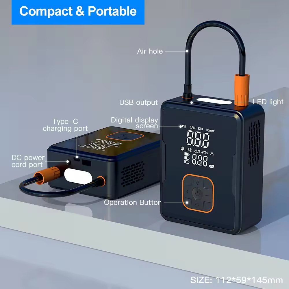 kelylands car air pump CZK-5658 accessory introduction