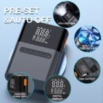 Bomba de aire para coche kelylands CZK-5681 preajustable y autoapagable