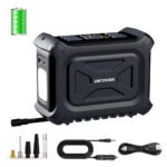 Fast-Inflation Corded & Cordless Dual-Use Car Air Pump CZK-DC08