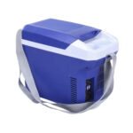 Nevera termoeléctrica kelylands CBP-8L azul con bandolera y carga USB