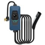 Carregador portátil para veículos elétricos NACS Tesla NEMA 14-50P AC 40A Smart Model TA2 com LCD