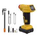 Tragbare kabelgebundene und kabellose Auto-Luftpumpe mit doppeltem Verwendungszweck CZK-5653