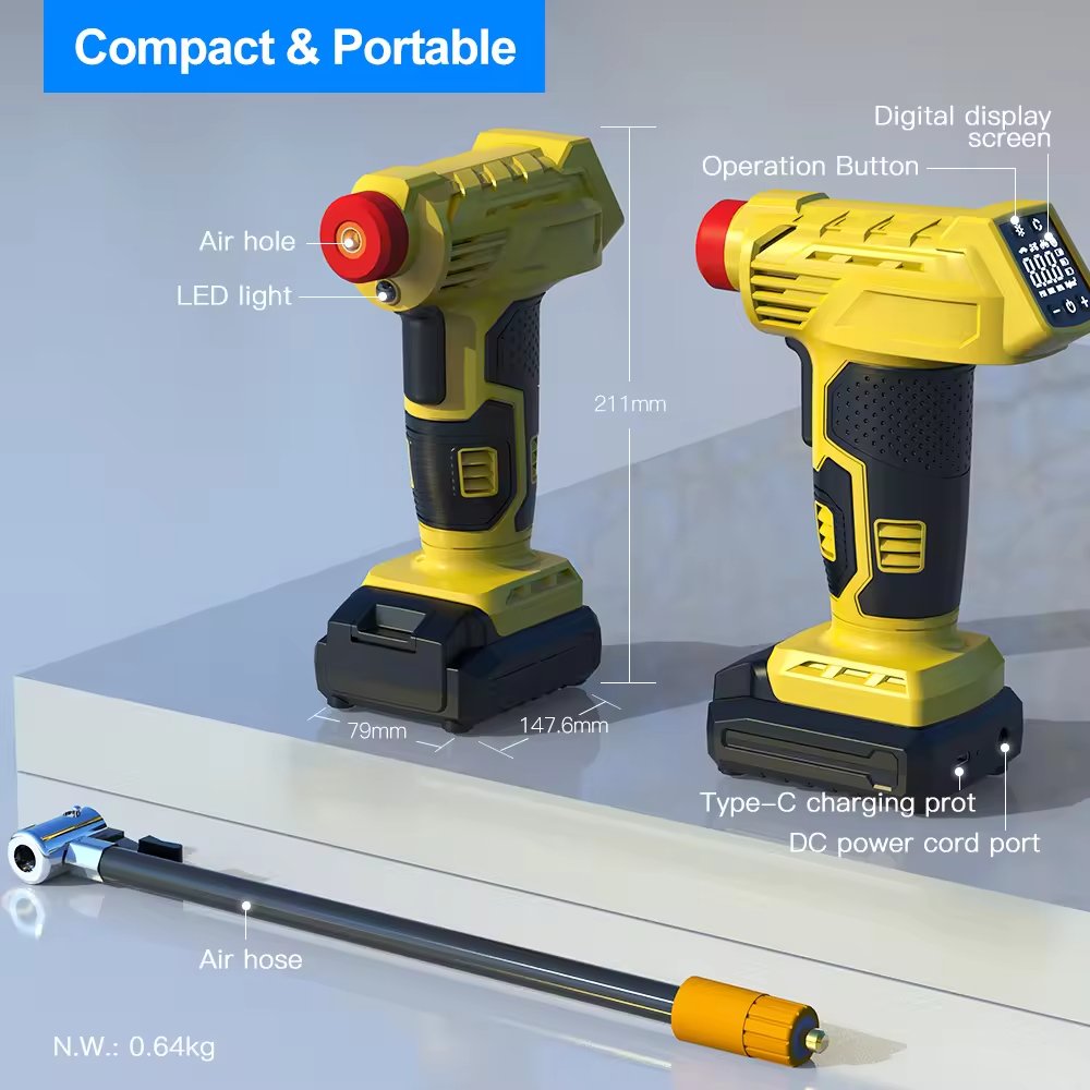 kelylands Auto-Luftpumpe CZK-5653 Zubehör Einführung