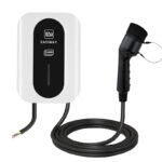Carregador EV residencial trifásico 16A 11kW Tipo 2 (IEC 62196-2) com indicador LED