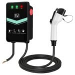 タイプ1（SAE J1772）インジケータライト付きAC 32A 7kW家庭用EV充電器 EV-SAE-AC32PA