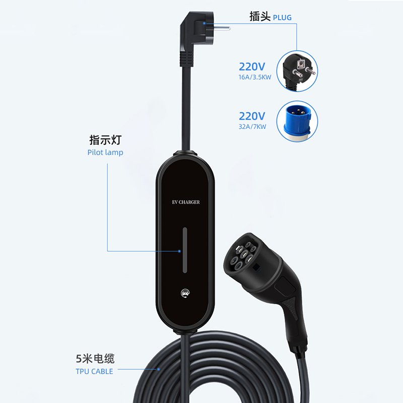 kelylands portable EV charger MRS-EP1 (type 2)