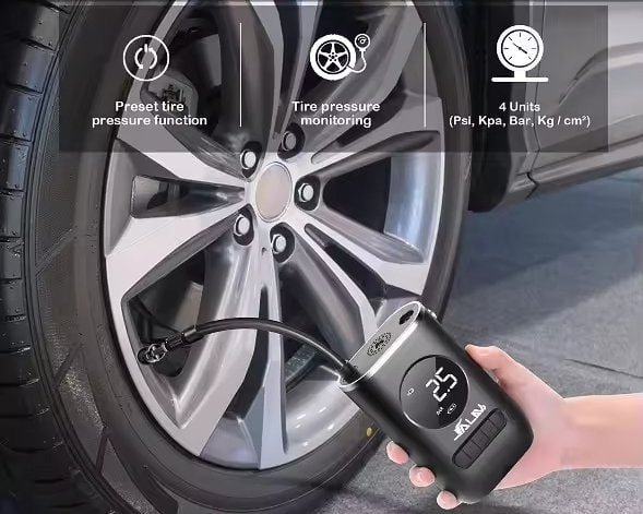 use czk-3668 air pump to inflate the tire correctly