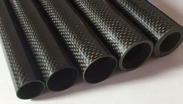 Flexible carbon fiber car accessory tubes for vehicle customization and durability.