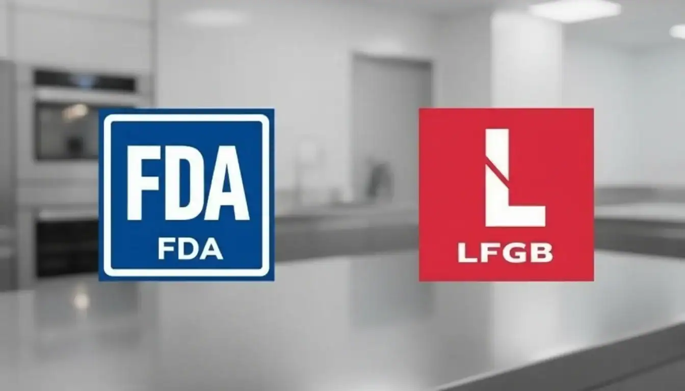 FDA and LFGB certification logos for car accessories.