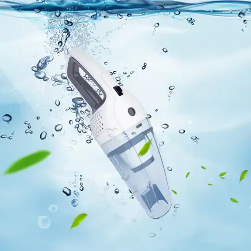 Portable car vacuum cleaner waterproof for car cleaning and accessories.